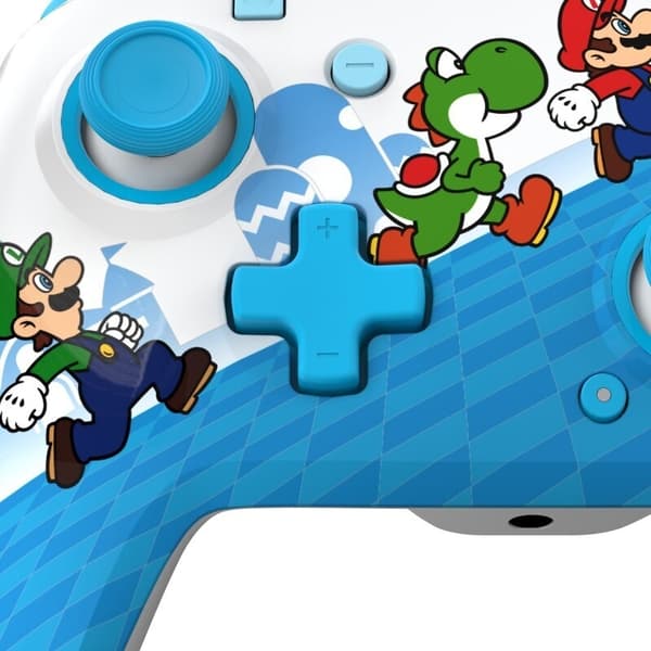 PDP Gaming Rematch Wired Controller – Mario Escape -langallinen peliohjain, Switch