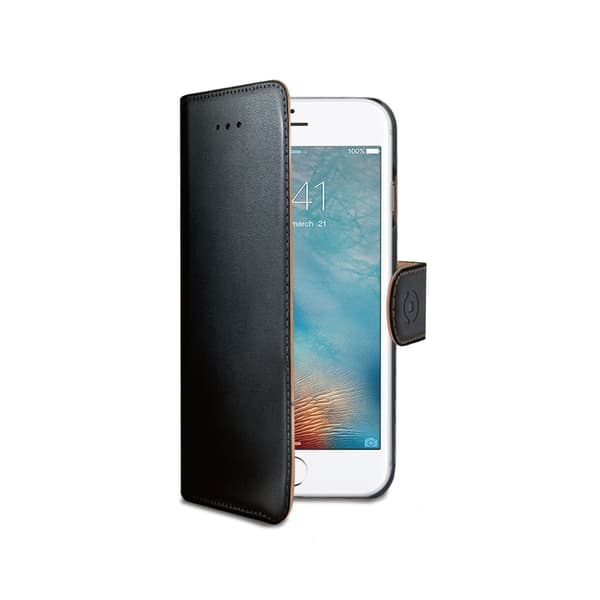 Celly Wallet Case iPhone 7/8/SE 2020/SE 2022 Svart
