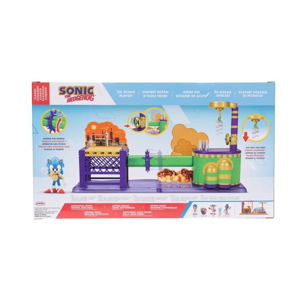 JAKKS Pacific Sonic the Hedgehog 2.5 tuuman leikkisetti Öljy Ocean (valtameri)