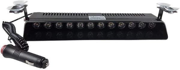 LED Strobe Lampe for Bil, Blått lys