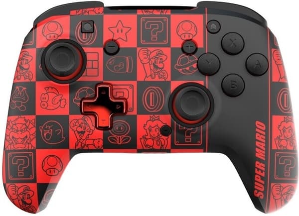 PDP Gaming Rematch Glow Wireless Controller -langaton peliohjain, Super Icon, Switch