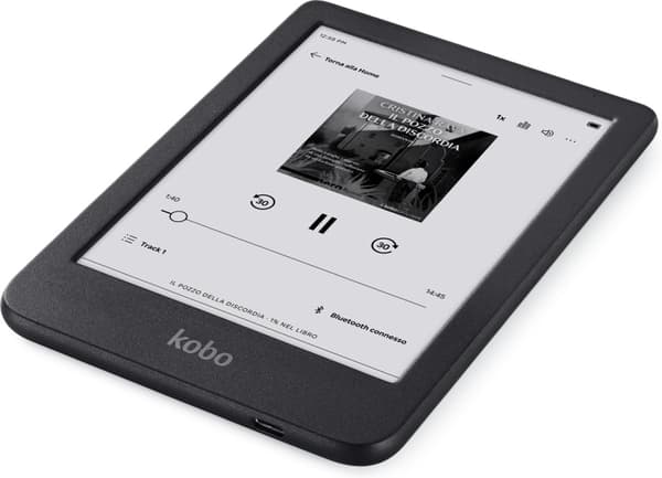 Kobo Clara BW 6" e-bokleser, svart
