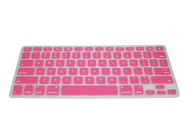 Näppäimistön silikonikuori, MacBook Pro 13.3 (vaaleanpunainen)