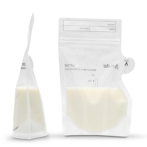Alecto Poser til opbevaring af modermælk 220 ml, 100 stk