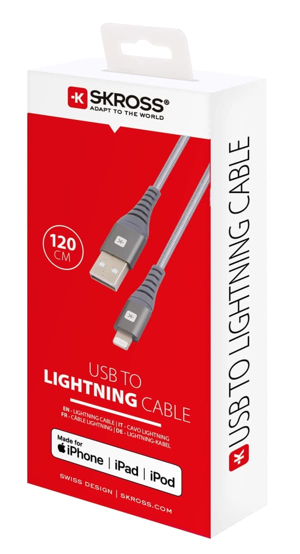 SKROSS USB to Lightning Cable - 120 cm
