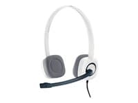 Logitech H150 Hodesett hodebøyle hvit