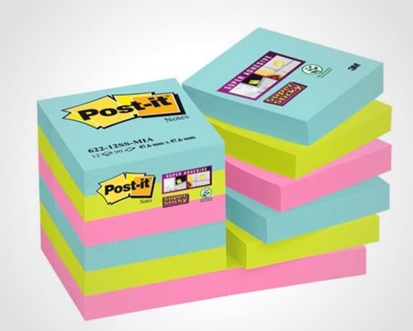 3M Post-it Super-Sticky batong 47,6 x 47,6 mm