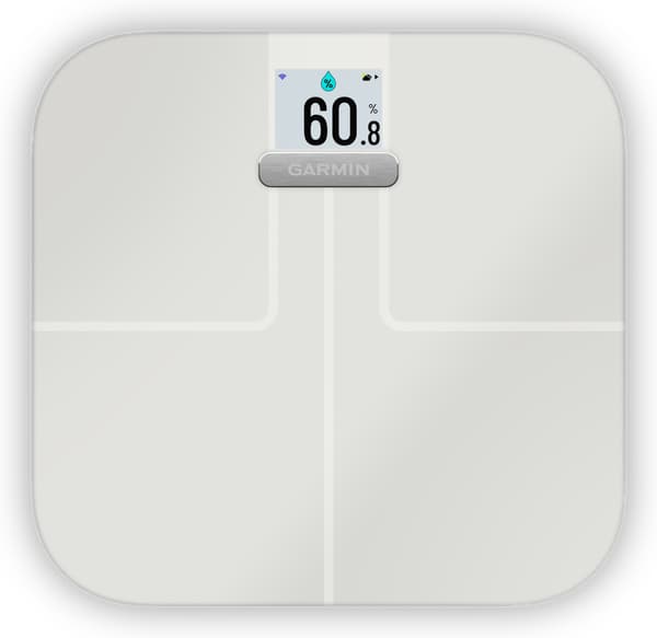 Garmin Index S2 smartvekt, hvit