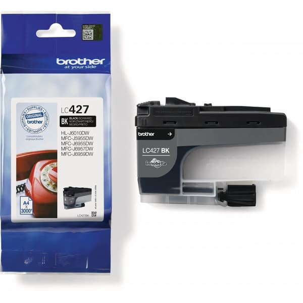 Brother Blæk LC427BK LC-427 Sort