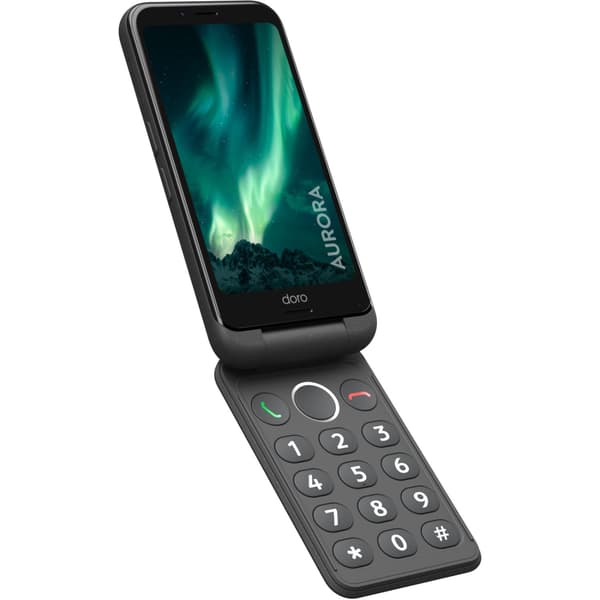 Doro Smartphone 4G Aurora A21 Grafit-grå