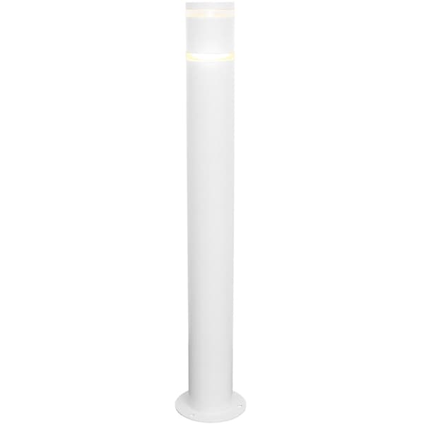 Llitt Nils Bollard Pollare 80cm E27-sockel IP44 Vit