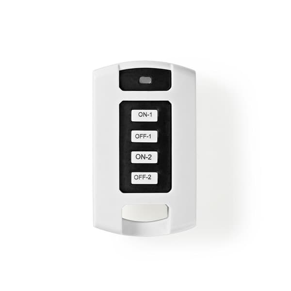 Nedis RF-fjernkontroll | 2 Kanaler | Programmerbare knapper