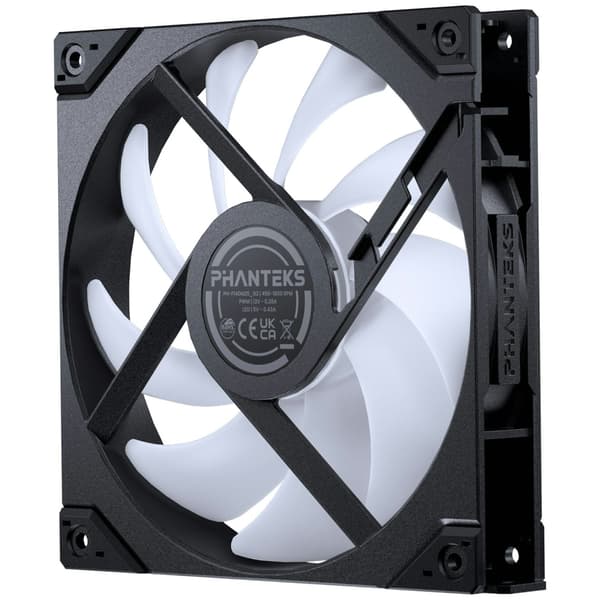 Phanteks M25 Gen2 140 mm PWM DRGB Reverse-blæser, sort, 3 stk. Denne