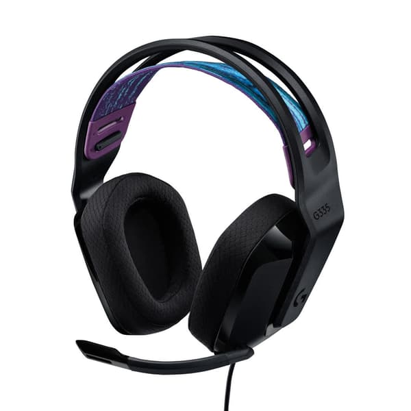 Logitech G335 kablet spillhodesett, svart