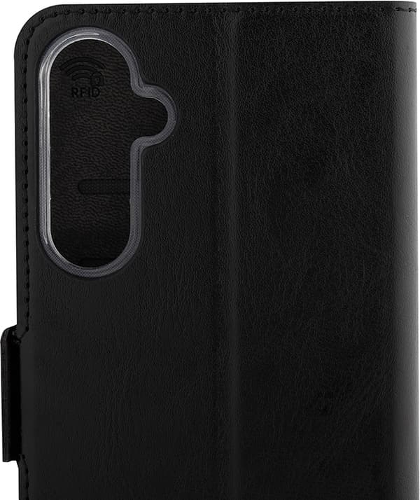 Wave BookCase, Samsung Galaxy A25 5G, musta