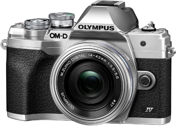 OM Digital Solutions Olympus OM-D E-M10 Mark IV, sølv + 14–42 mm EZ
