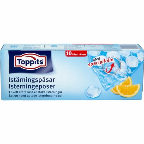 Toppits Isterningsposer 10 poser 15stk DFP