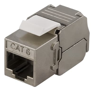 DELTACO FTP Cat6 Keystone kontaktdon, "Tool-free