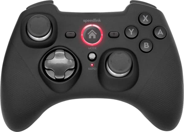Speedlink RAIT Bluetooth Gamepad - til Nintendo Switch/OLED, gummi-sort