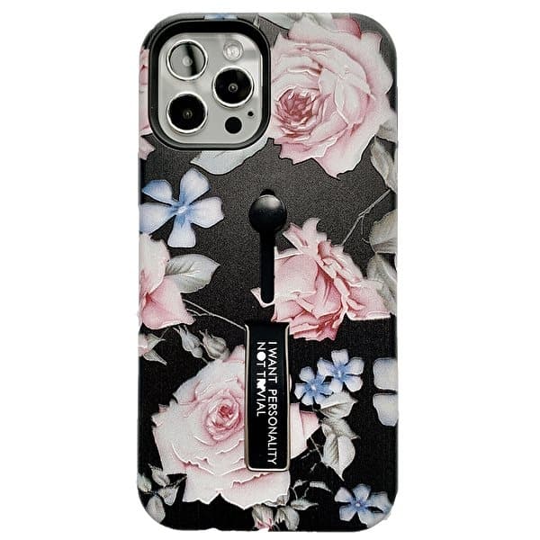 Moderigtigt etui med fingerholder - iPhone 12 Mini