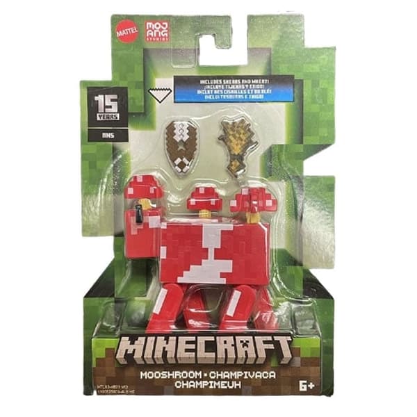MINECRAFT Biome Builds - 8cm Mooshroom (HTL83)