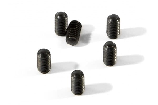 Settskrue M4X8Mm (rund spiss/6stk)