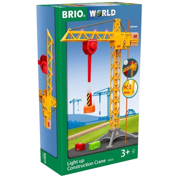 Brio 33835 Byggkran med lampor