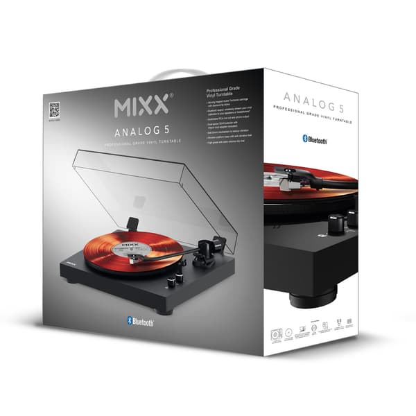 MIXX Vinyylilevysoitin Analog 5 Stereo Musta