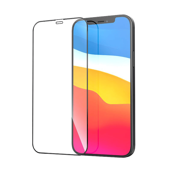 9H karkaistua lasia näytönsuoja iPhone 13 Mini, Musta