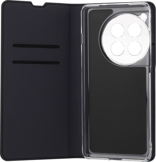 FoneKit BookCase skyddsfodral, OnePlus 12, svart