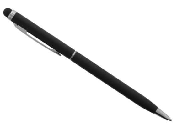 Touch Screen Penna och Kulspetspenna, 2 i 1, Svart