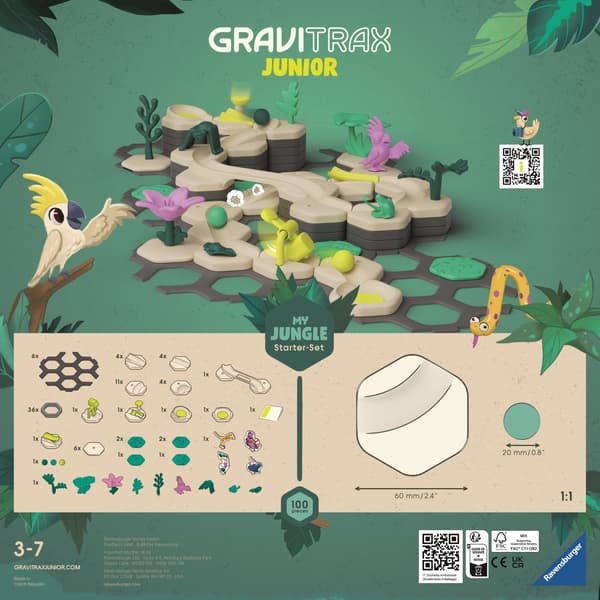 GraviTrax Junior Starter Set L Jungle -  aloituspakkaus