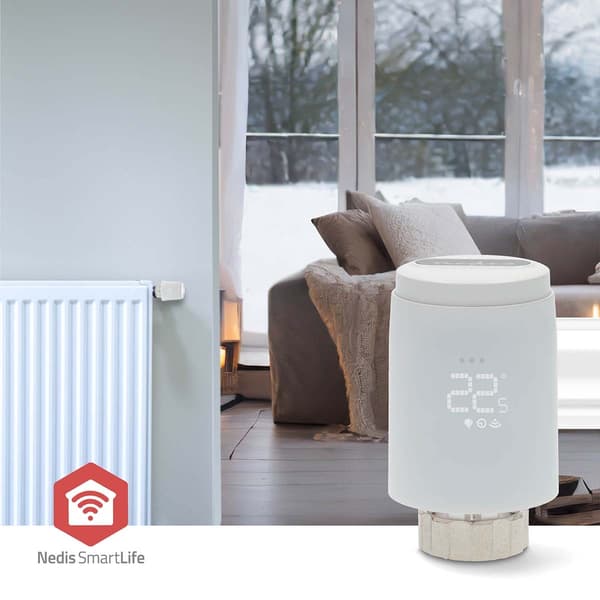 Nedis SmartLife Radiator Control | Zigbee 3.0 | Batteridriven | LED | Android™ / IOS