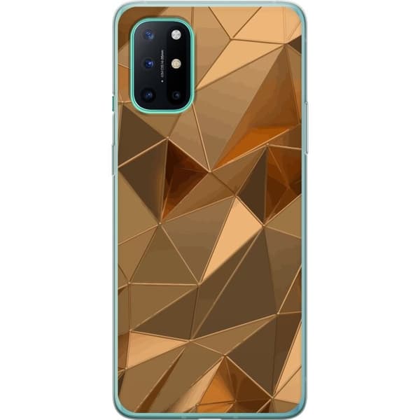 Mobildeksel til OnePlus 8T med 3D Gull motiv