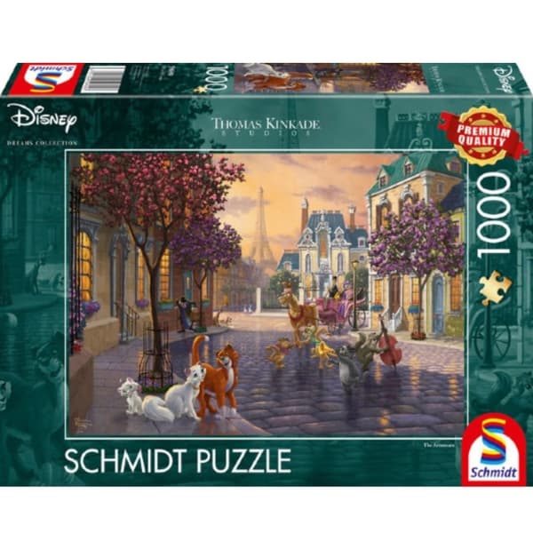 Schmidt Thomas Kinkade: Disney - Aristokattene (1000 brikker) (SCH6903)