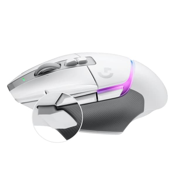 Logitech G502 X Plus trådløs spillmus, hvit/premium