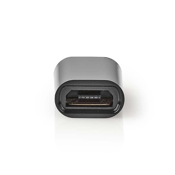 Nedis USB-C™ Adapter | USB 2.0 | USB-C™ Han | USB Micro-B Hun | 480 Mbps | Runde | Guldplateret | Antracit | Box