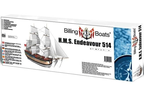 1:50 HMS Endeavour -Wooden hull