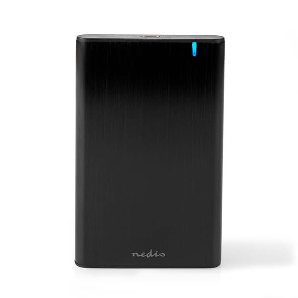 Nedis Harddisk Kabinet | 2.5 " | USB 3.1 Gen1 | USB Type-A / USB Type-C™ | Notebook / PC | Aluminium