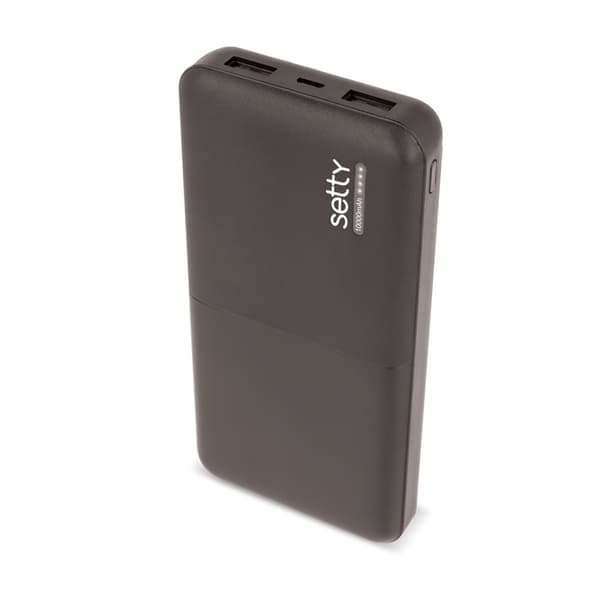 Setty Powerbank 10000 mAh Musta