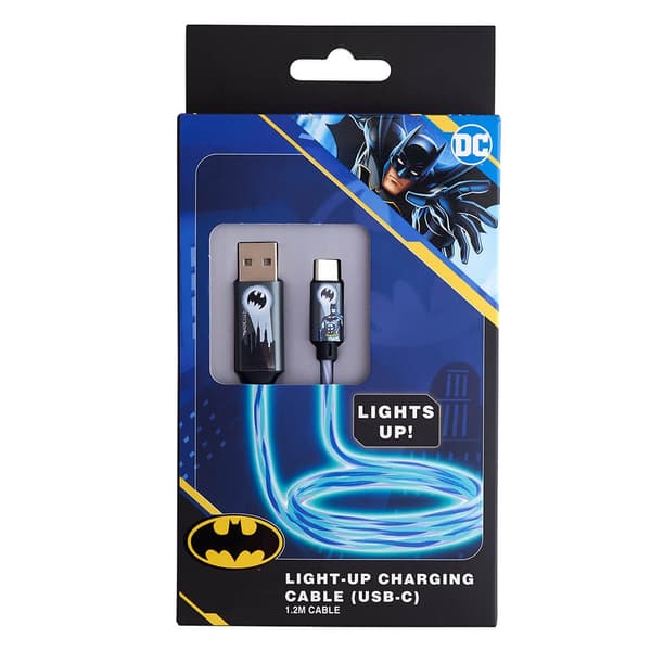 BATMAN USB A til C 1,2m Bat Logo