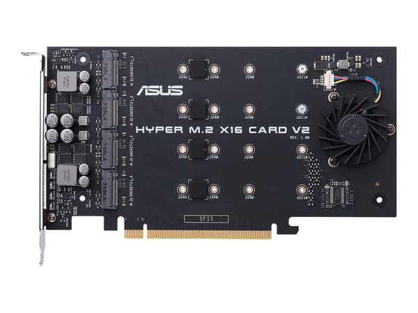 Asus HYPER M.2 X16 CARD V2-grensesnittadapter