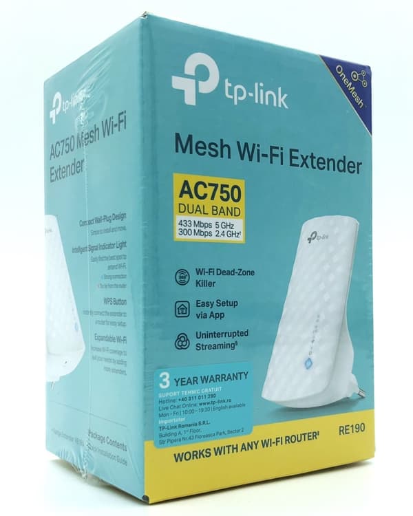 TP-Link RE190 WiFi Range Extender Extern