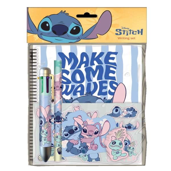 STOR Stitch Writing Set - flerfarget penn