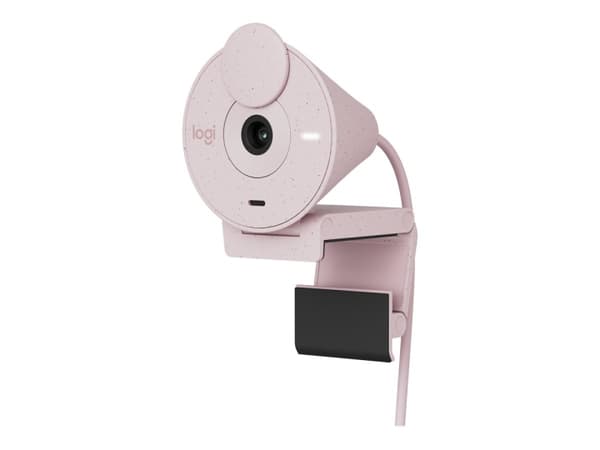 Logitech Brio 300 Full HD-webbkamera, Rosa