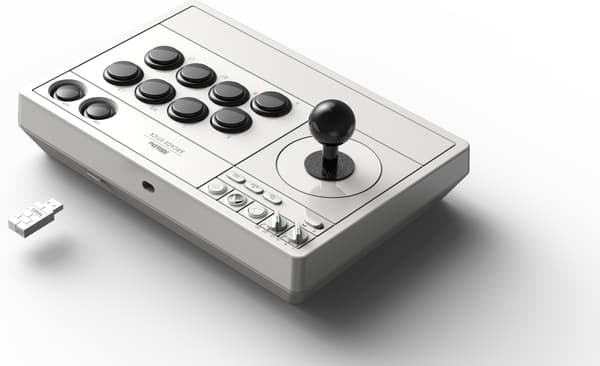 8BitDo Arcade Stick, Vit, Xbox / PC