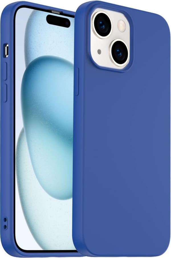 Silikonskal till iPhone 15, Blå