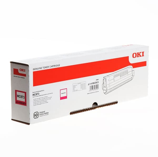 OKI Toner 45862815 Magenta Hög Kapacitet