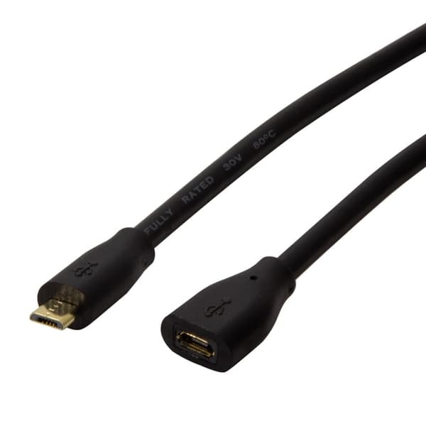 LogiLink Forlengelseskabel MicroUSB 3m