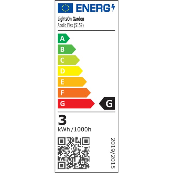 LightsOn Apollo Flex Trädgårdslampa 77/112 cm Grå